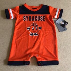NWT Colosseum Syracuse University Orange Romper Onesie